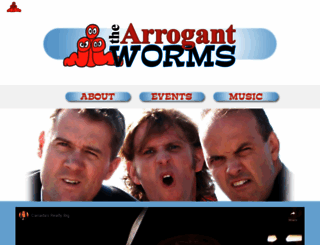 arrogantworms.com screenshot