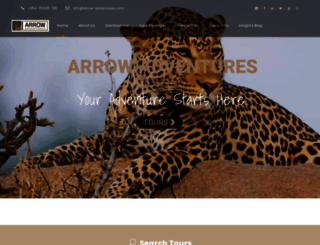 arrow-adventures.com screenshot