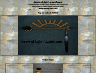 arrow-of-light-awards.com screenshot