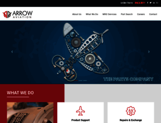 arrowaviation.com screenshot