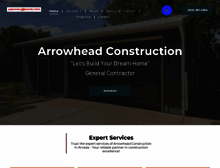 arrowheadconstruction.com screenshot