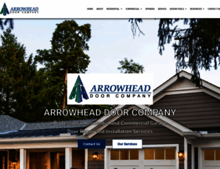 arrowheaddoorcompany.com screenshot