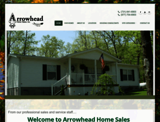 arrowheadhomesales.com screenshot