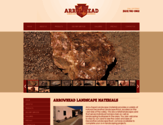 arrowheadlandscapematerials.com screenshot