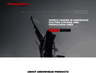 arrowheadproducts.net screenshot
