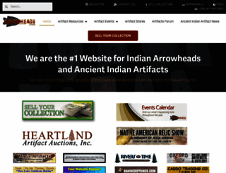 arrowheads.com screenshot