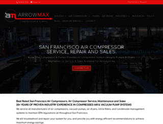 arrowmaxcompressorandpumps.com screenshot