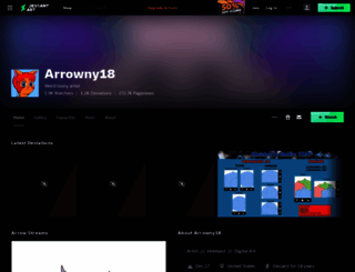 arrowny18.deviantart.com screenshot