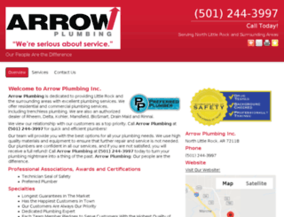 arrowplumbing1.com screenshot