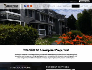 arrowpointproperties.com screenshot