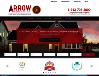 arrowrenovation.com screenshot