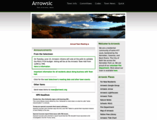 arrowsic.org screenshot