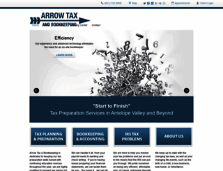 arrowtaxes.com screenshot