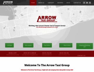 arrowtaxigroup.co.uk screenshot