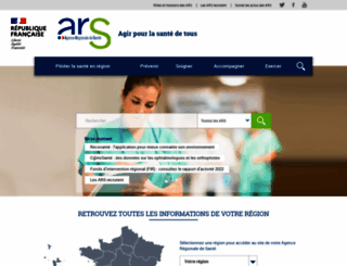 ars.sante.fr screenshot