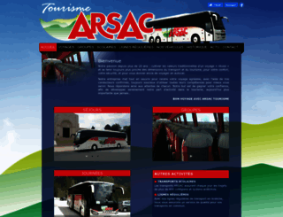 arsac-tourisme.com screenshot