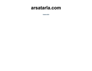 arsatarla.com screenshot