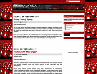 arsenalaysia.blogspot.com screenshot
