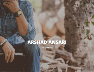 arshadansari.com screenshot