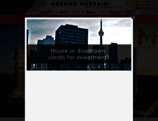 arshadhussain.ca screenshot