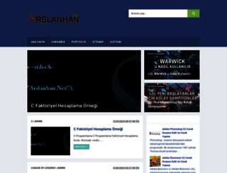 arslanhan.net screenshot