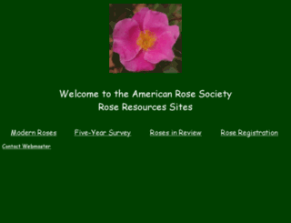 arsmodernroses.org screenshot