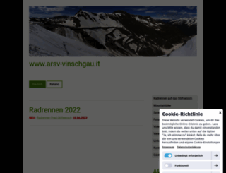 arsv-vinschgau.it screenshot