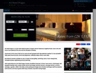 art-hotel-prague.h-rez.com screenshot