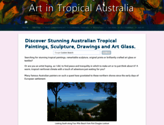 art-in-tropical-australia.com screenshot