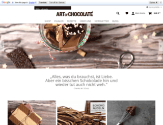 art-of-chocolate.de screenshot