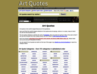 art-quotes.com screenshot