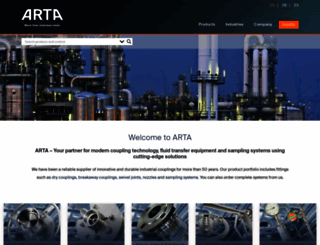 arta.com screenshot