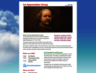 artappreciationgroup.com screenshot