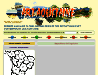 artaquitaine.fr screenshot