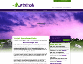 artattack.com.au screenshot