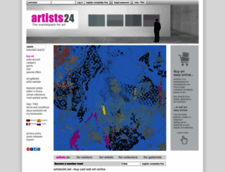 artax.artists.de screenshot