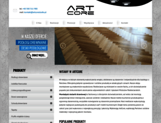 artcorestudio.pl screenshot