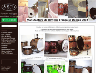 artcustomdrums.com screenshot