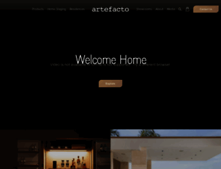 artefacto.com screenshot