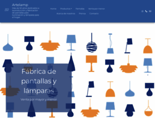 artelamp.com.ar screenshot