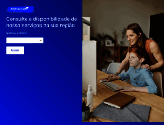 artelecomunicacoes.com.br screenshot