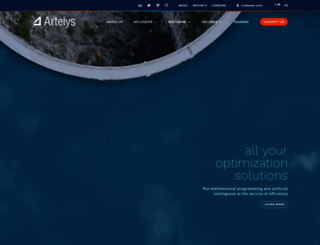 artelys.com screenshot