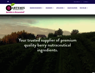 artemis-international.com screenshot