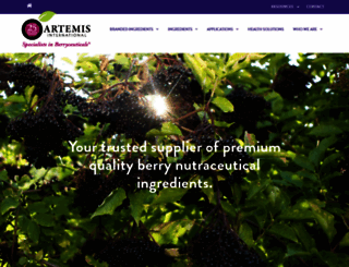 artemis-nutraceuticals.com screenshot