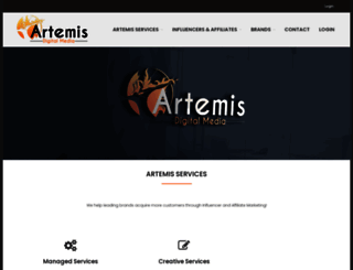 artemisdm.com screenshot