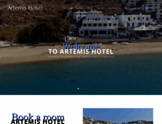 artemishotel.net screenshot
