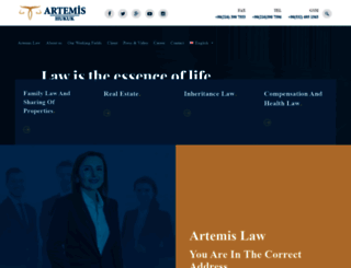 artemishukuk.com screenshot