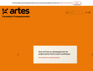 artes-formations.fr screenshot