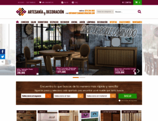 artesaniaydecoracion.com screenshot