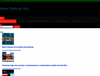 artesgraficas504.com screenshot
